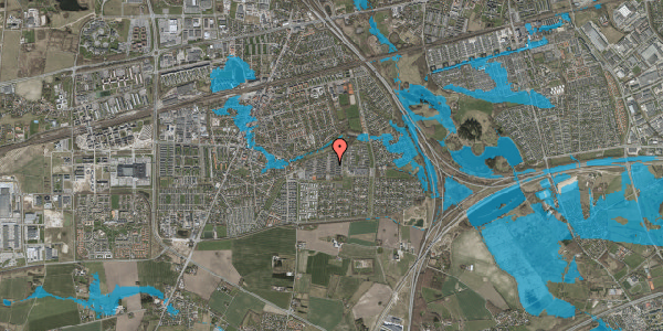 Oversvømmelsesrisiko fra vandløb på Femkanten F 2, 2630 Taastrup