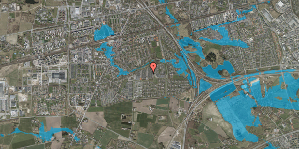 Oversvømmelsesrisiko fra vandløb på Femkanten G 6, 1. , 2630 Taastrup