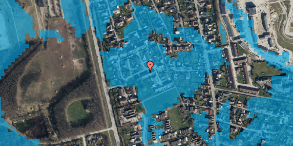 Oversvømmelsesrisiko fra vandløb på Flintevænget 22, 2640 Hedehusene