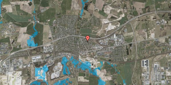 Oversvømmelsesrisiko fra vandløb på Hasselvej 31, 2640 Hedehusene