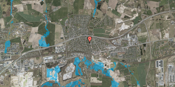 Oversvømmelsesrisiko fra vandløb på Hedetoften 1, 1. th, 2640 Hedehusene