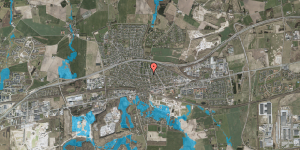 Oversvømmelsesrisiko fra vandløb på Hedetoften 24, 1. th, 2640 Hedehusene
