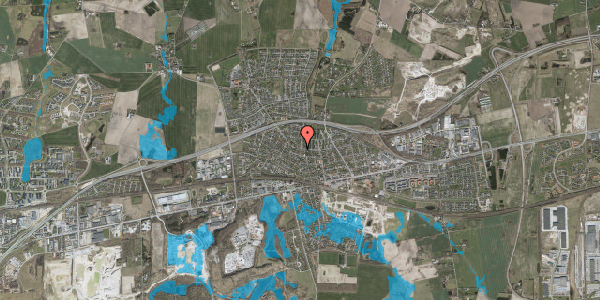 Oversvømmelsesrisiko fra vandløb på Hedevej 42, 1. tv, 2640 Hedehusene