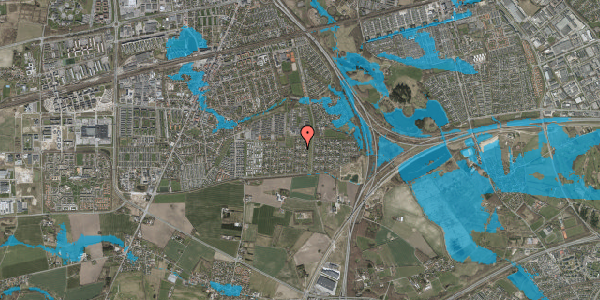Oversvømmelsesrisiko fra vandløb på Hegnstoften 53, 2630 Taastrup