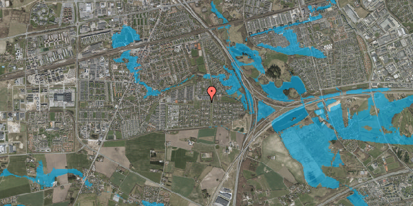 Oversvømmelsesrisiko fra vandløb på Hegnstoften 78, 2630 Taastrup