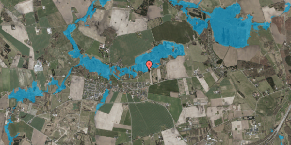 Oversvømmelsesrisiko fra vandløb på Hultoften 33, 2630 Taastrup