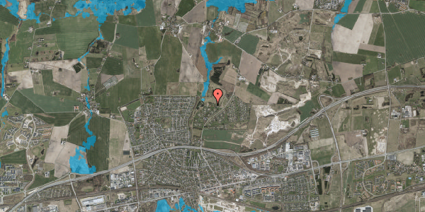 Oversvømmelsesrisiko fra vandløb på Kalleruphaven 6, 2640 Hedehusene