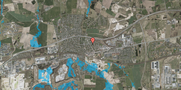 Oversvømmelsesrisiko fra vandløb på Kallerupvej 26, 2640 Hedehusene