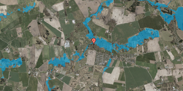 Oversvømmelsesrisiko fra vandløb på Kirkestien 58, 2630 Taastrup