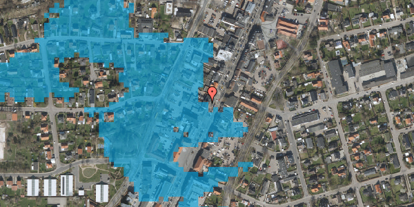 Oversvømmelsesrisiko fra vandløb på Taastrup Hovedgade 76, 2. tv, 2630 Taastrup
