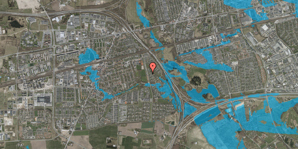 Oversvømmelsesrisiko fra vandløb på Langholmen 4, 2630 Taastrup