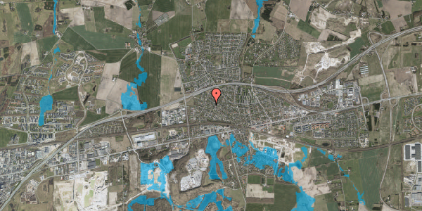 Oversvømmelsesrisiko fra vandløb på Lyngevej 6, 2640 Hedehusene
