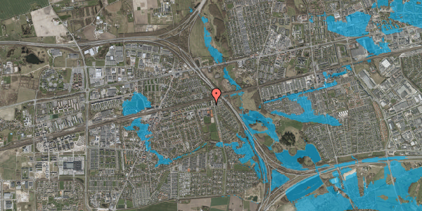 Oversvømmelsesrisiko fra vandløb på Parkvej 137, 1. tv, 2630 Taastrup