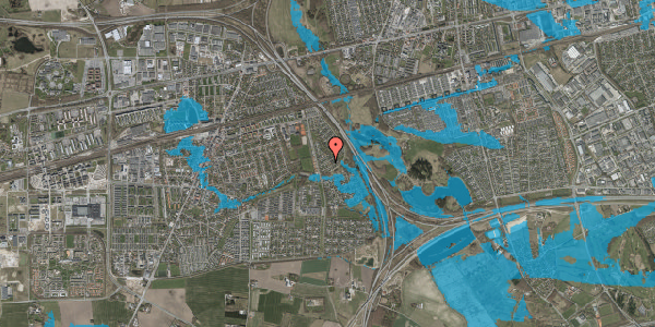 Oversvømmelsesrisiko fra vandløb på Præsteholmen 9, 2630 Taastrup