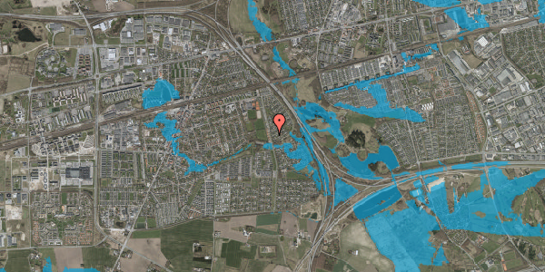 Oversvømmelsesrisiko fra vandløb på Præsteholmen 17, 2630 Taastrup