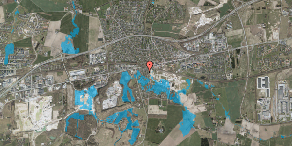 Oversvømmelsesrisiko fra vandløb på Reerslevvej 24, 2640 Hedehusene