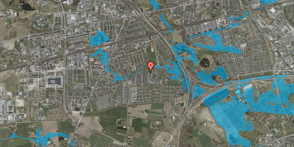 Oversvømmelsesrisiko fra vandløb på Sekskanten A 3, 2630 Taastrup