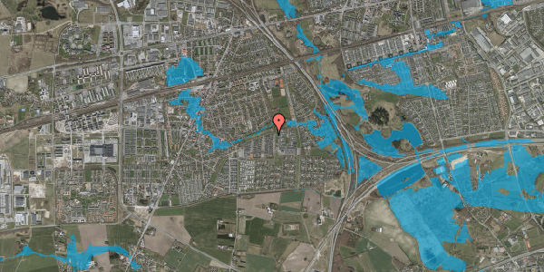 Oversvømmelsesrisiko fra vandløb på Sekskanten A 5, 1. , 2630 Taastrup