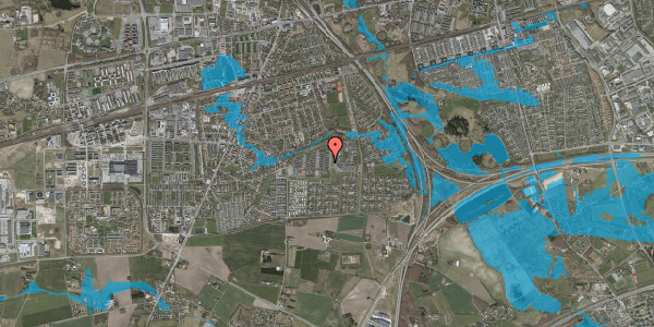 Oversvømmelsesrisiko fra vandløb på Sekskanten G 5, 2630 Taastrup