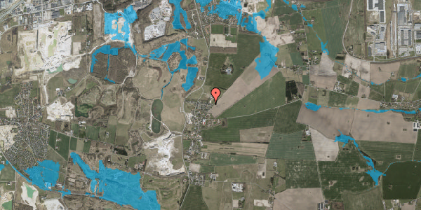 Oversvømmelsesrisiko fra vandløb på Solvang 35, 2640 Hedehusene
