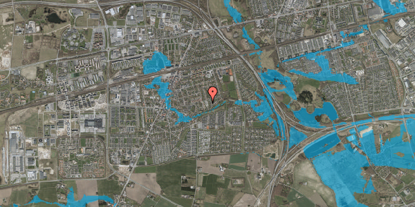 Oversvømmelsesrisiko fra vandløb på Spurvevej 15, 2630 Taastrup