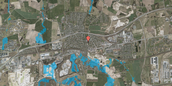 Oversvømmelsesrisiko fra vandløb på Stationsvej 12, 2640 Hedehusene