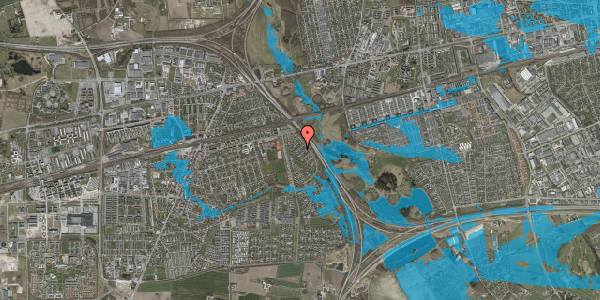 Oversvømmelsesrisiko fra vandløb på Tueholmen 7, 2630 Taastrup