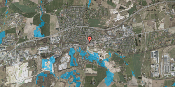 Oversvømmelsesrisiko fra vandløb på Vesterkøb 1, 2. th, 2640 Hedehusene