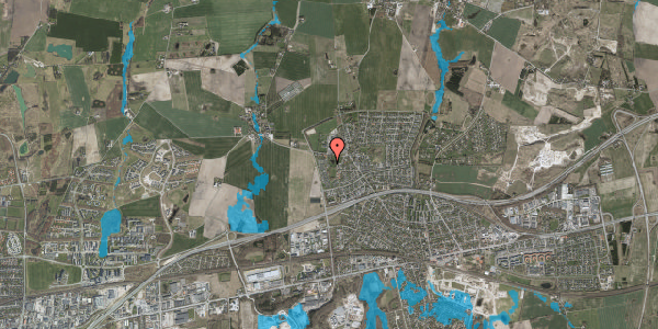 Oversvømmelsesrisiko fra vandløb på Vesterled 4A, 2640 Hedehusene