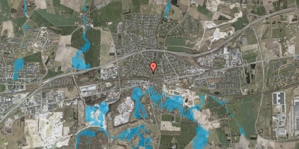 Oversvømmelsesrisiko fra vandløb på Vestervang 2A, 2640 Hedehusene
