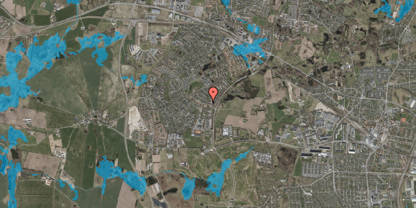 Oversvømmelsesrisiko fra vandløb på Astershaven 25, 2765 Smørum