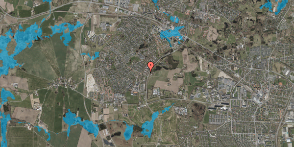 Oversvømmelsesrisiko fra vandløb på Astershaven 33, 2765 Smørum