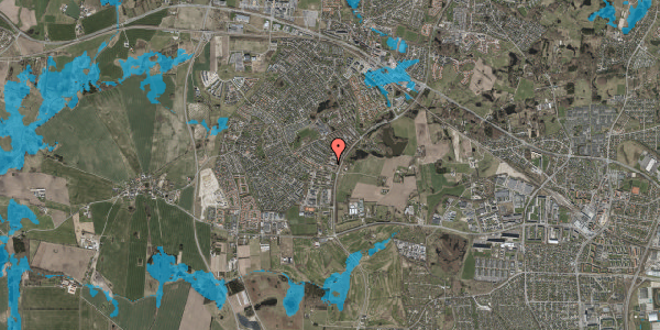 Oversvømmelsesrisiko fra vandløb på Astershaven 57, 2765 Smørum