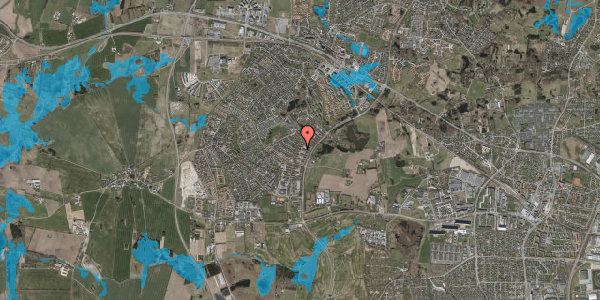 Oversvømmelsesrisiko fra vandløb på Astershaven 169, 2765 Smørum