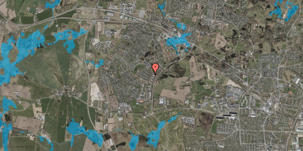 Oversvømmelsesrisiko fra vandløb på Astershaven 211, 2765 Smørum