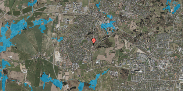 Oversvømmelsesrisiko fra vandløb på Astershaven 251, 2765 Smørum