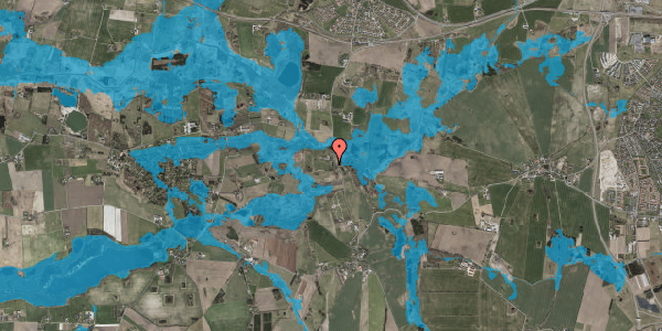 Oversvømmelsesrisiko fra vandløb på Hove Lund 3, 2765 Smørum