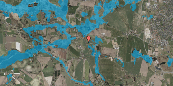 Oversvømmelsesrisiko fra vandløb på Nonnemosen 22, 2765 Smørum