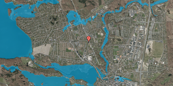 Oversvømmelsesrisiko fra vandløb på Astilbehaven 160, st. tv, 2830 Virum