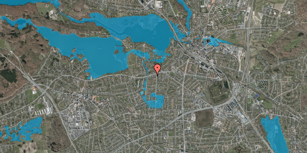 Oversvømmelsesrisiko fra vandløb på Bagsværdvej 83B, 2800 Kongens Lyngby
