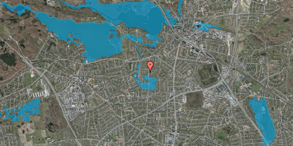Oversvømmelsesrisiko fra vandløb på Birkedal 5, 2800 Kongens Lyngby