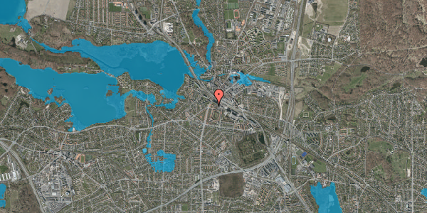 Oversvømmelsesrisiko fra vandløb på Engelsborgvej 20C, 1. th, 2800 Kongens Lyngby