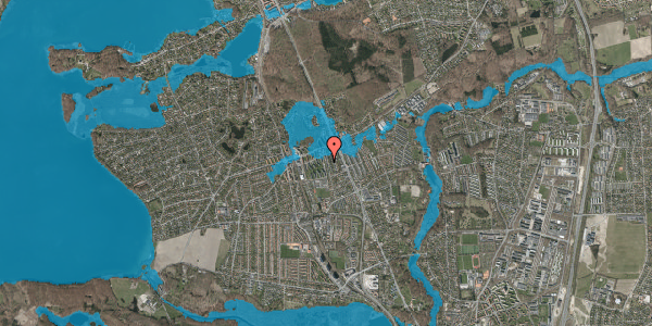 Oversvømmelsesrisiko fra vandløb på Hasselvej 20, 2830 Virum