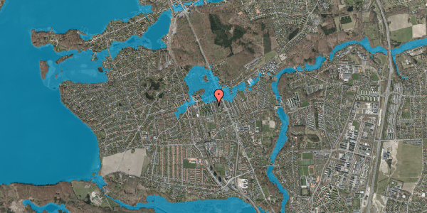 Oversvømmelsesrisiko fra vandløb på Hasselvej 22, 2830 Virum