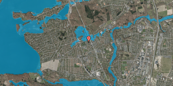 Oversvømmelsesrisiko fra vandløb på Hasselvej 26, 2830 Virum