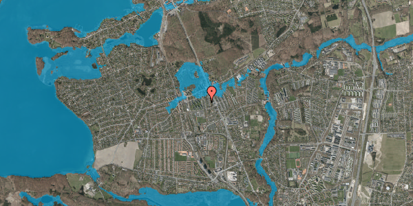 Oversvømmelsesrisiko fra vandløb på Hasselvej 37, 2830 Virum