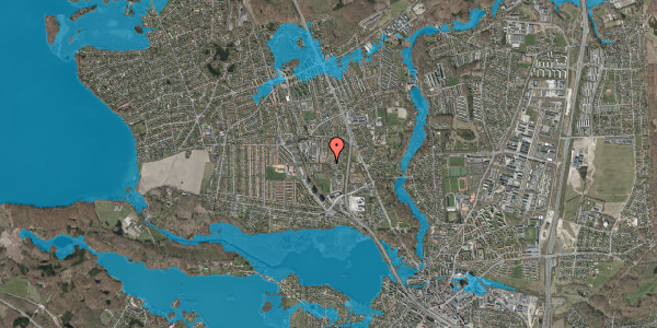 Oversvømmelsesrisiko fra vandløb på Lavendelhaven 9, 2830 Virum