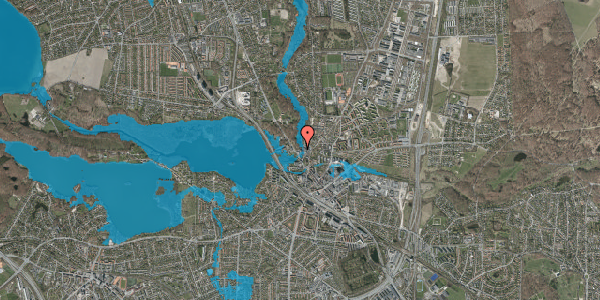 Oversvømmelsesrisiko fra vandløb på Lyngby Hovedgade 1A, 3. 311, 2800 Kongens Lyngby