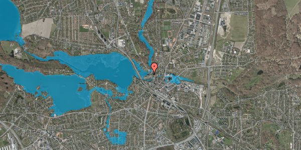 Oversvømmelsesrisiko fra vandløb på Lyngby Hovedgade 26F, 2. tv, 2800 Kongens Lyngby