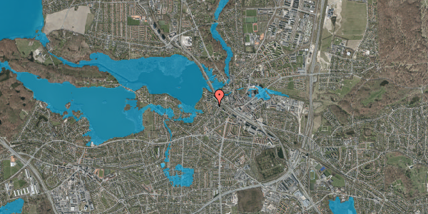 Oversvømmelsesrisiko fra vandløb på Sofievej 2, 2800 Kongens Lyngby